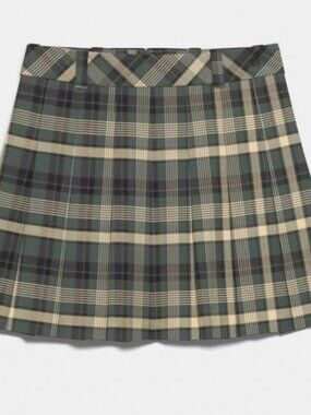Aritzia Olive Micro Skirt
